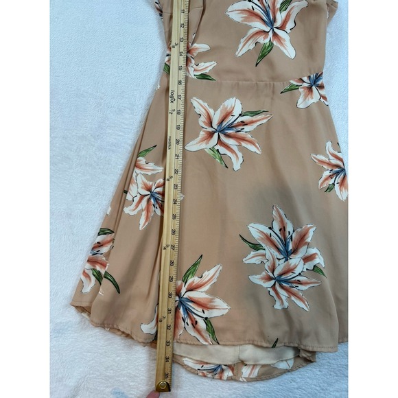 Lulu's Pink Lily Dress Summer Floral Strappy XS - Picture 2 of 6